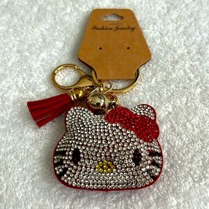 Hello kitty bag / backpack charm/ keychain •NWT
